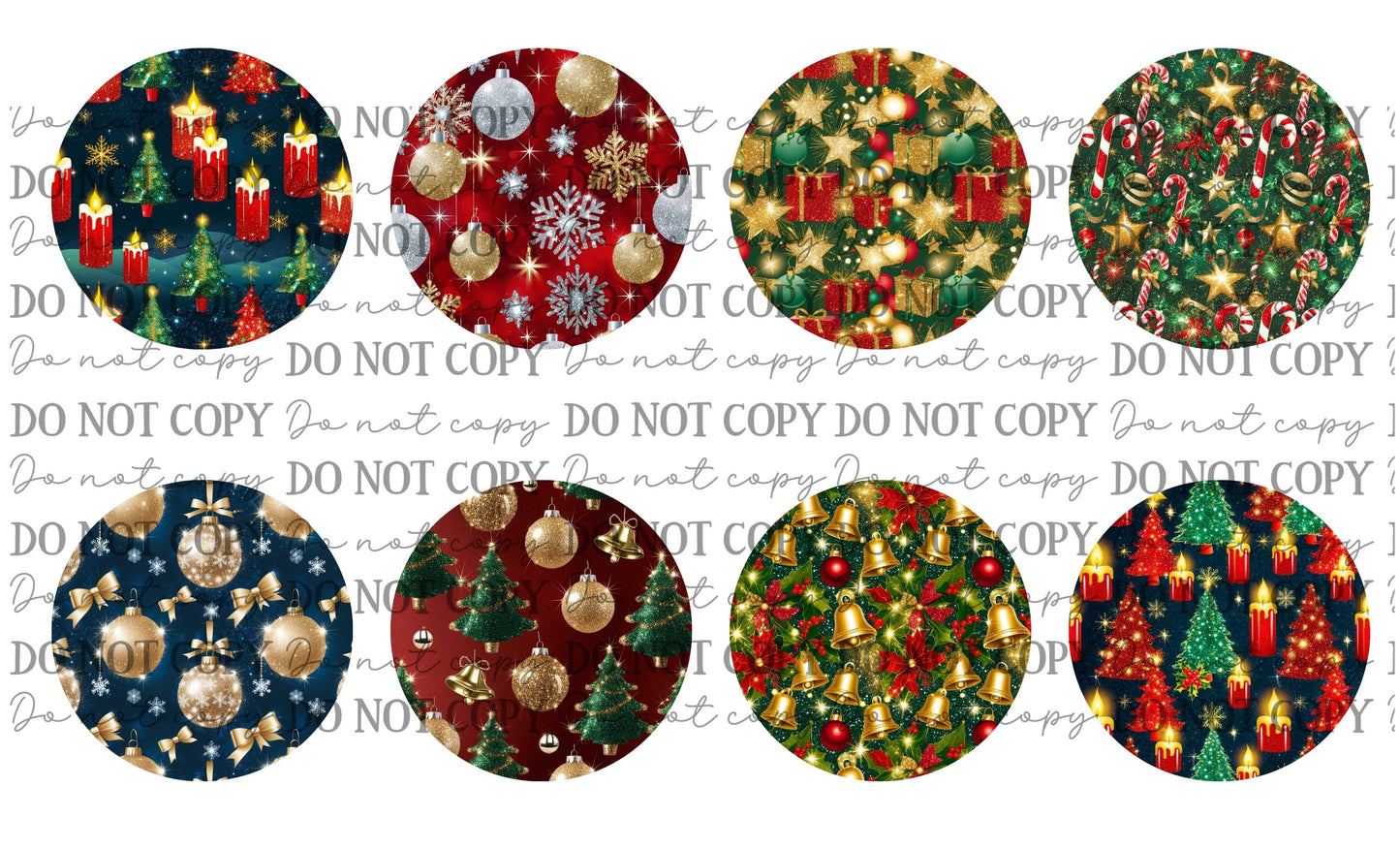 Christmas Car Coasters Sublimation Print