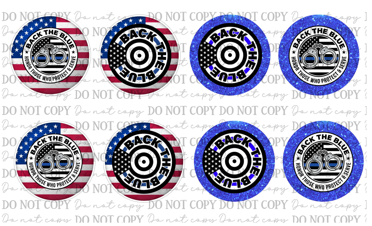 Police Car Coasters Sublimation Prints