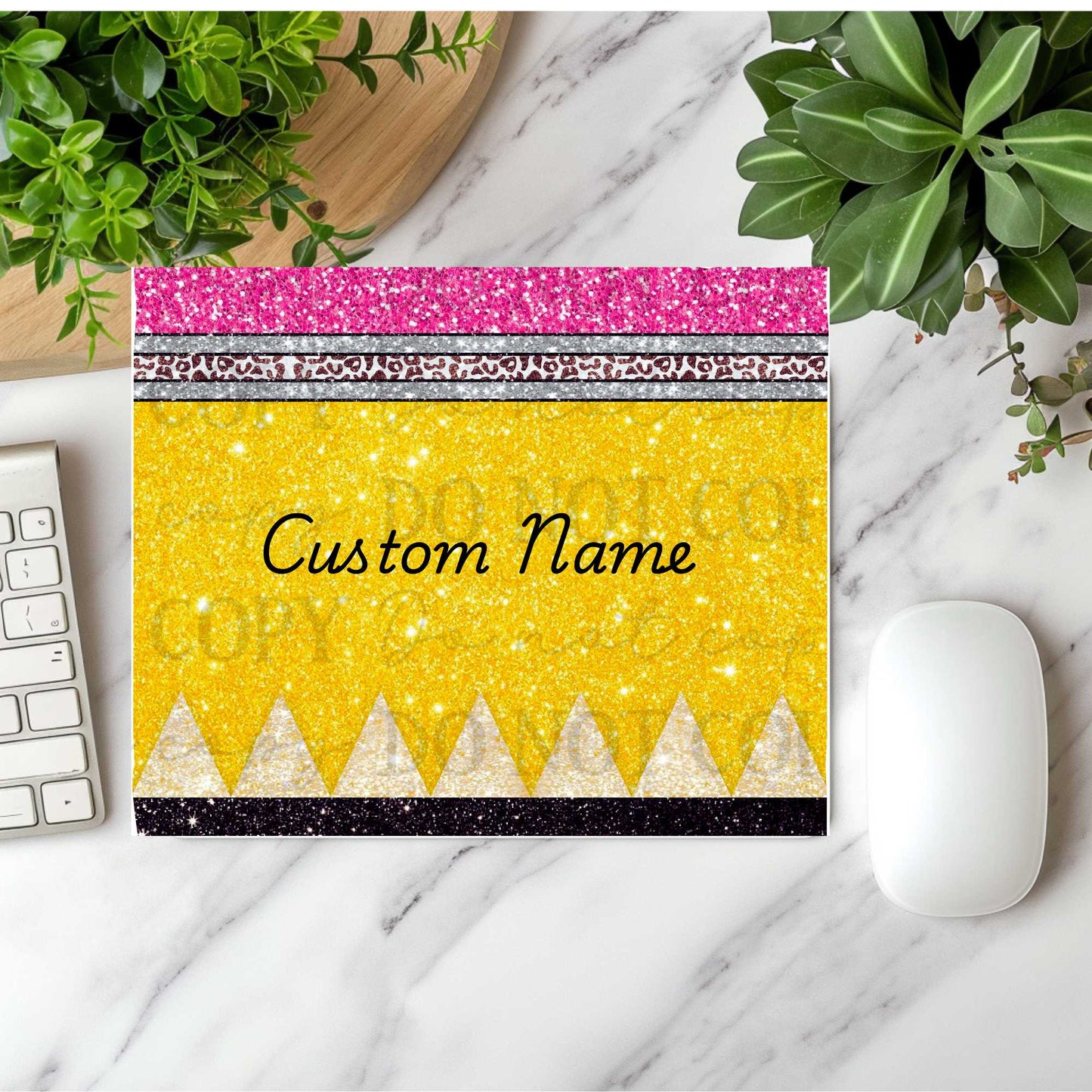 Teacher Custom Name Mousepad Sublimation Print
