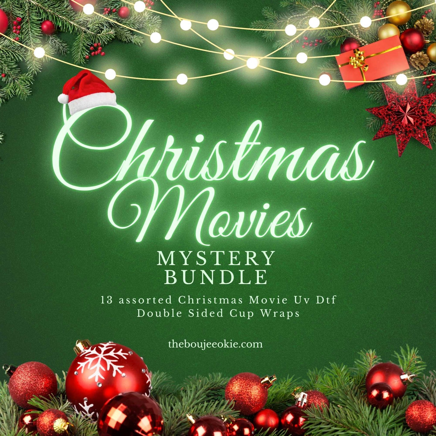 Christmas Movies Mystery Bundle Uv Dtf Wraps Double Sided