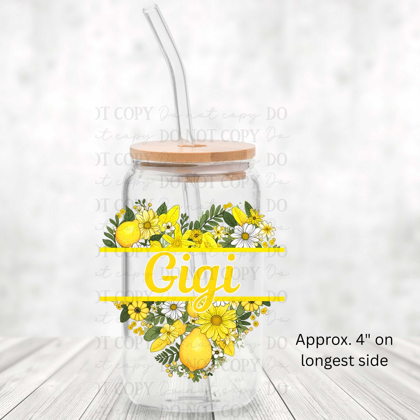 Gigi Lemons Design Uv Dtf Decal