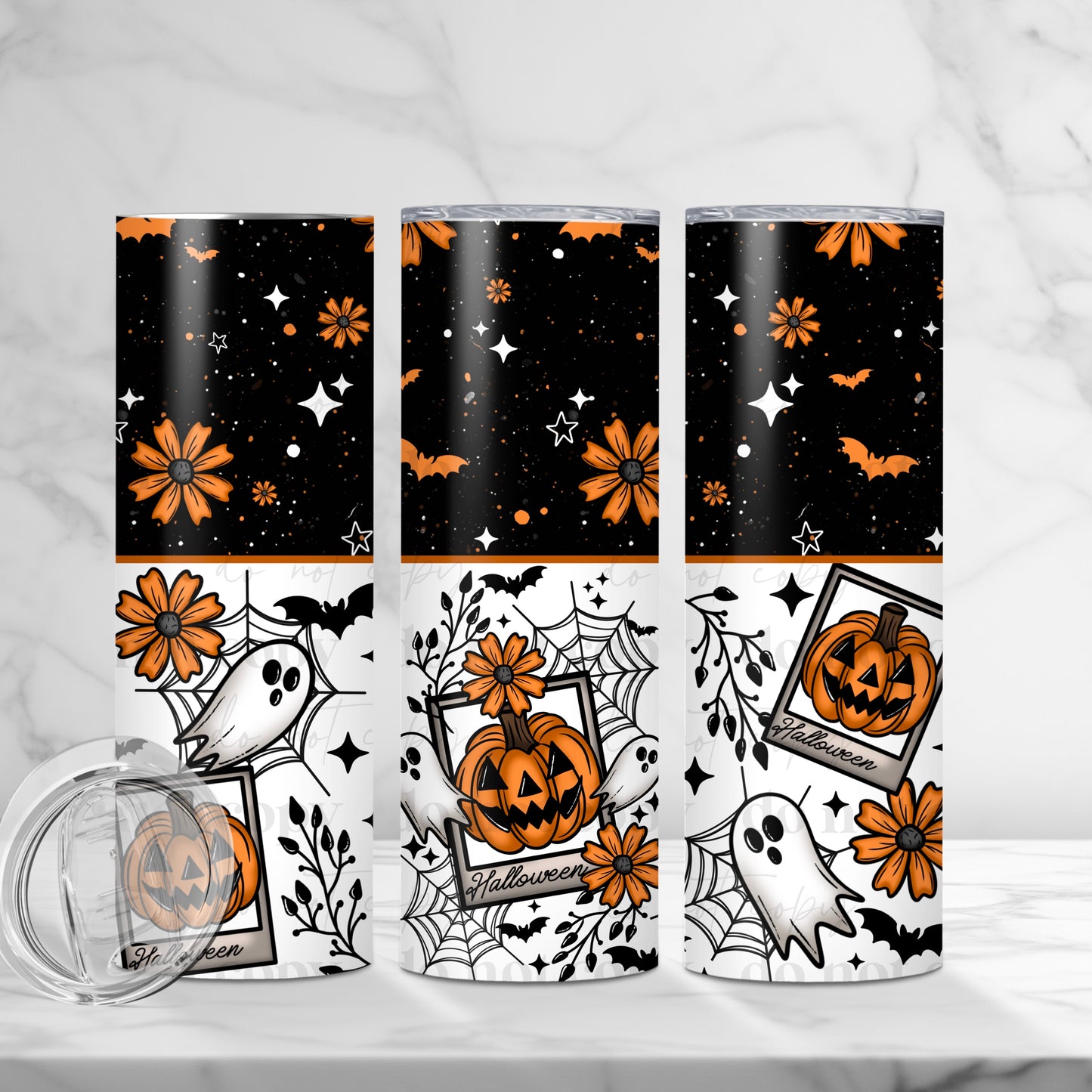 Halloween 20oz Skinny Tumbler Sublimation Print