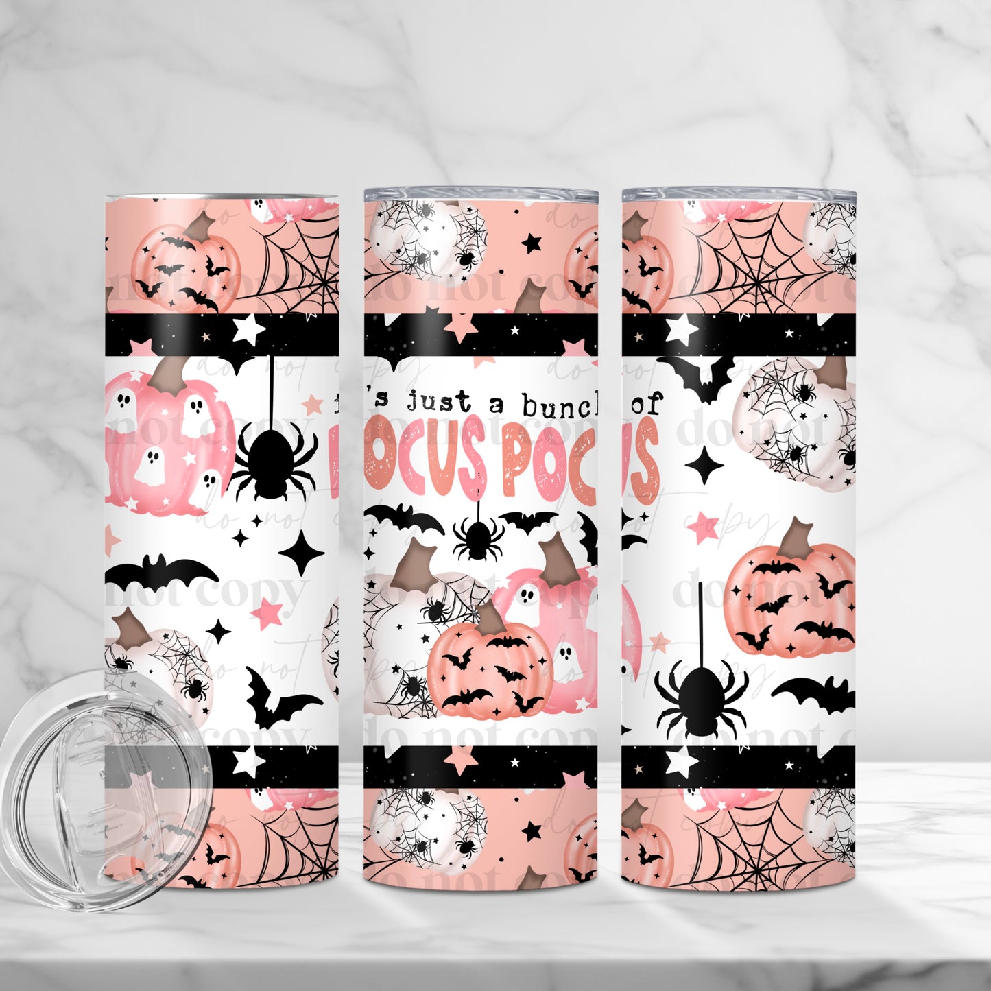 Cute Hocus Pocus 20oz Skinny Tumbler Sublimation Print
