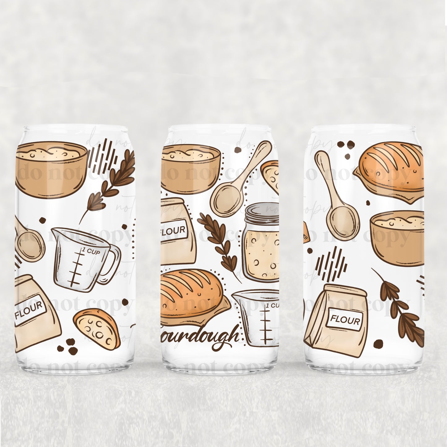 Sourdough Bread Uv Dtf Wrap