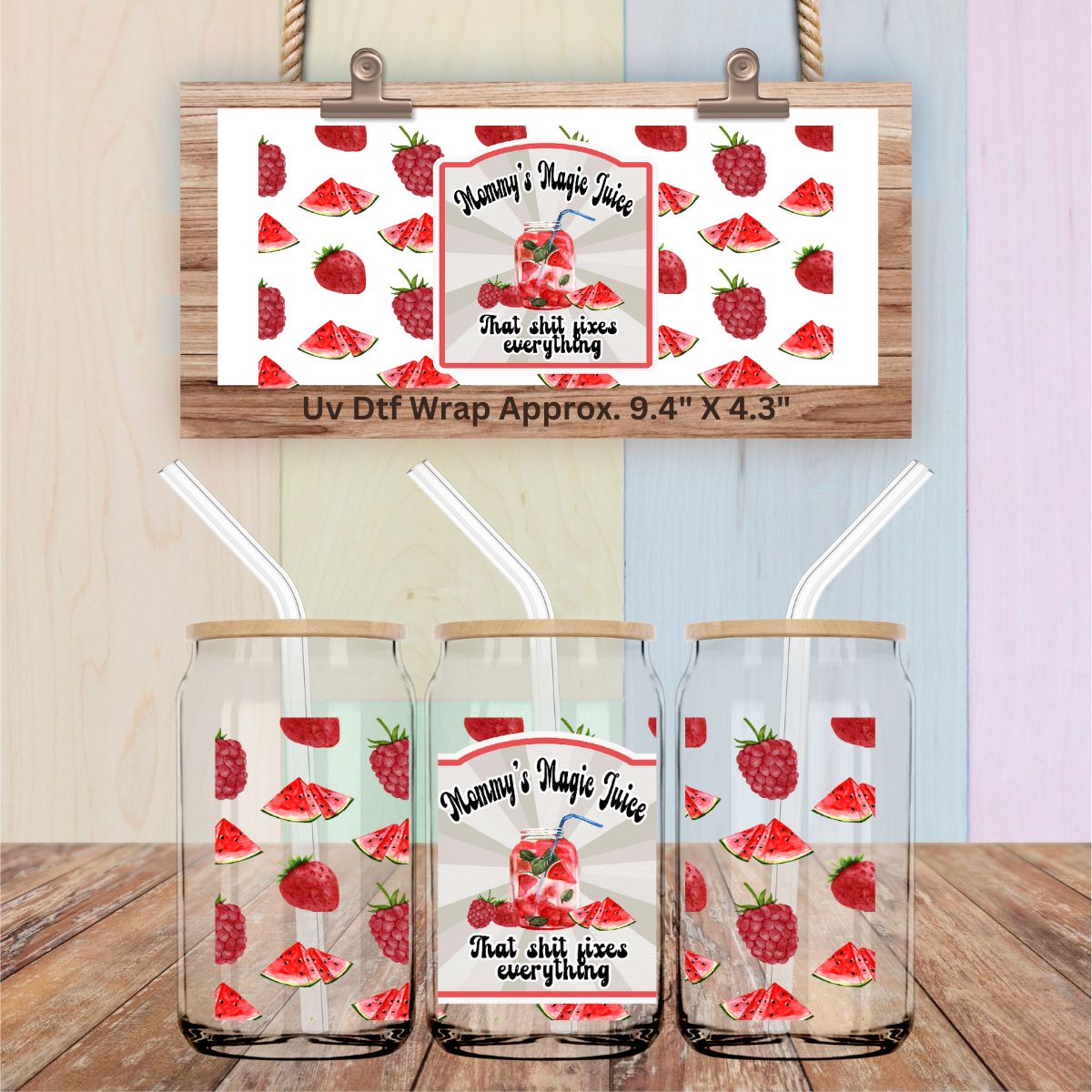 Uv Dtf Wrap Mommy's Magic Juice | Mom