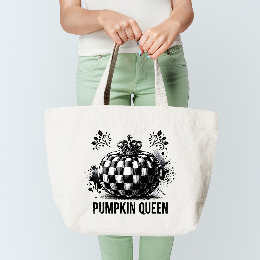 Pumpkin Queen Tote Bag Sublimation Print