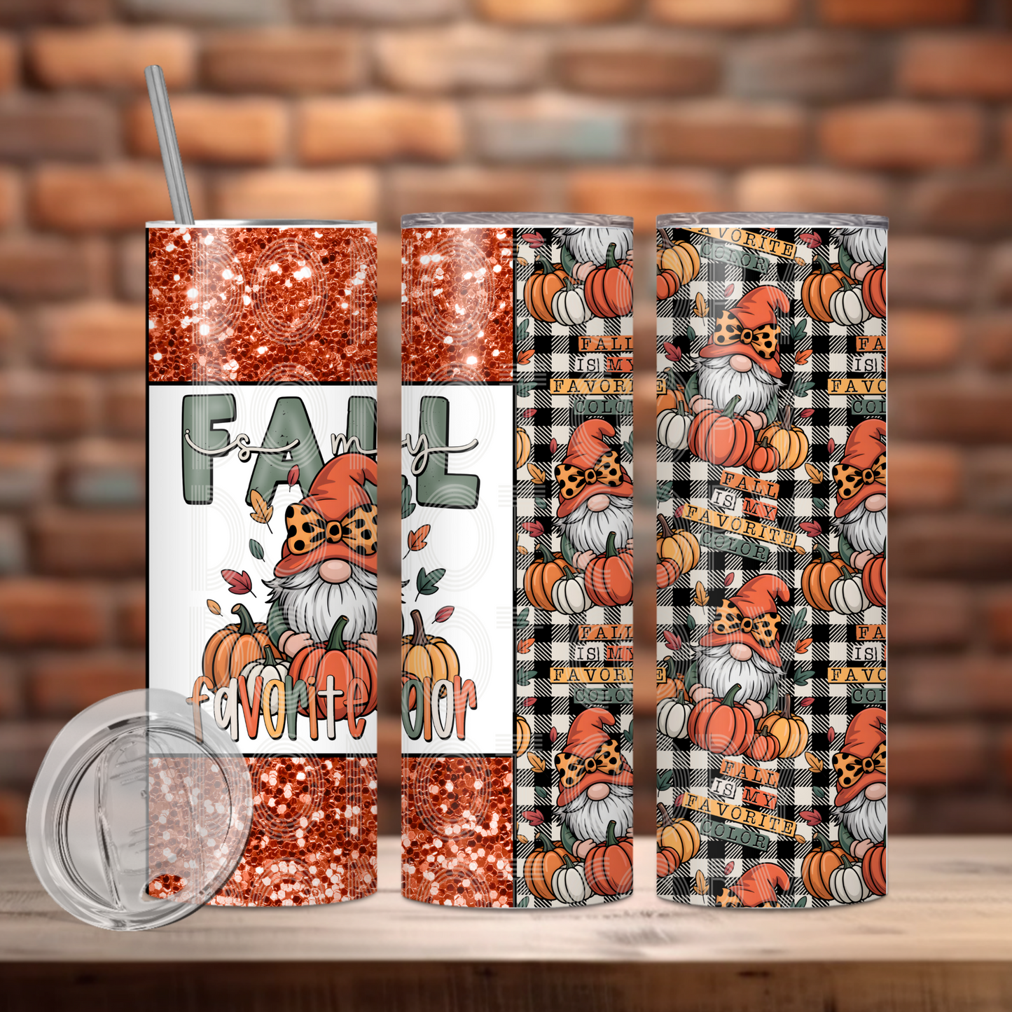 Fall Is My Favorite Color 20oz Skinny Tumbler Sublimation Print