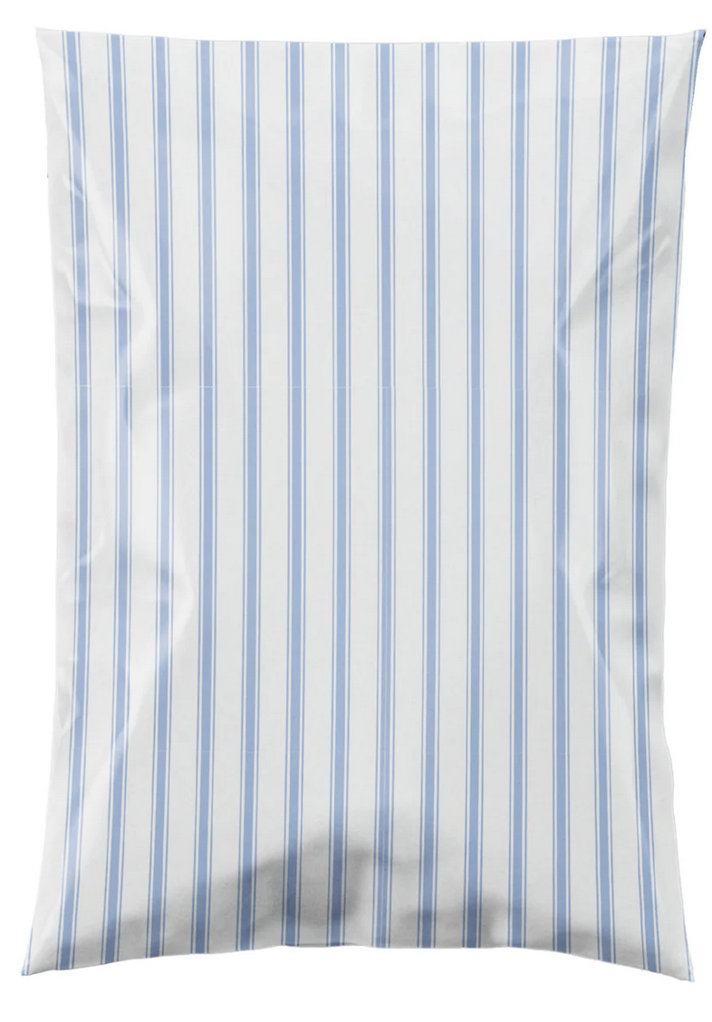 Polymailer Single~Trendy Blue Stripes ~10 X 13