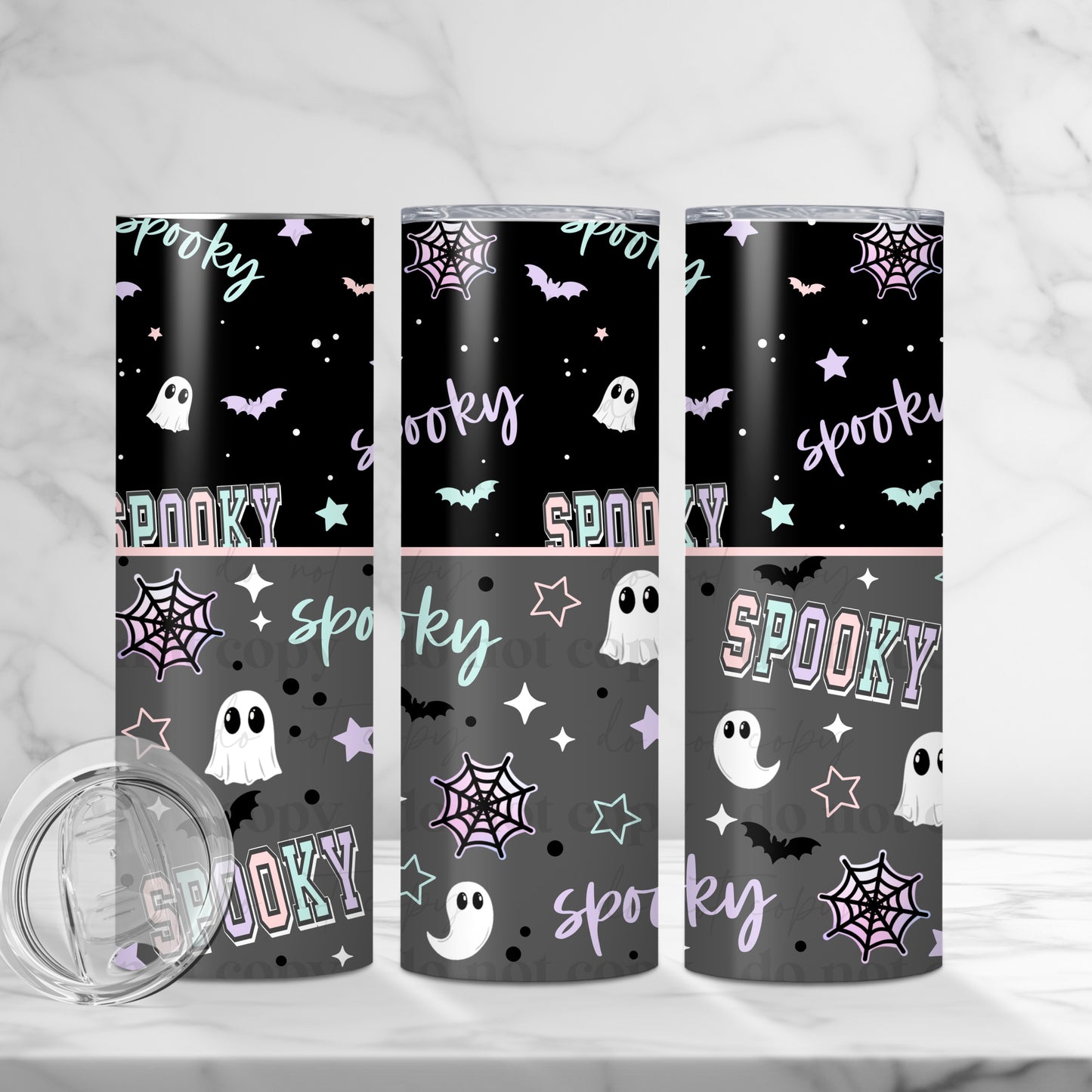 Spooky Spooky 20oz Skinny Tumbler Sublimation Print
