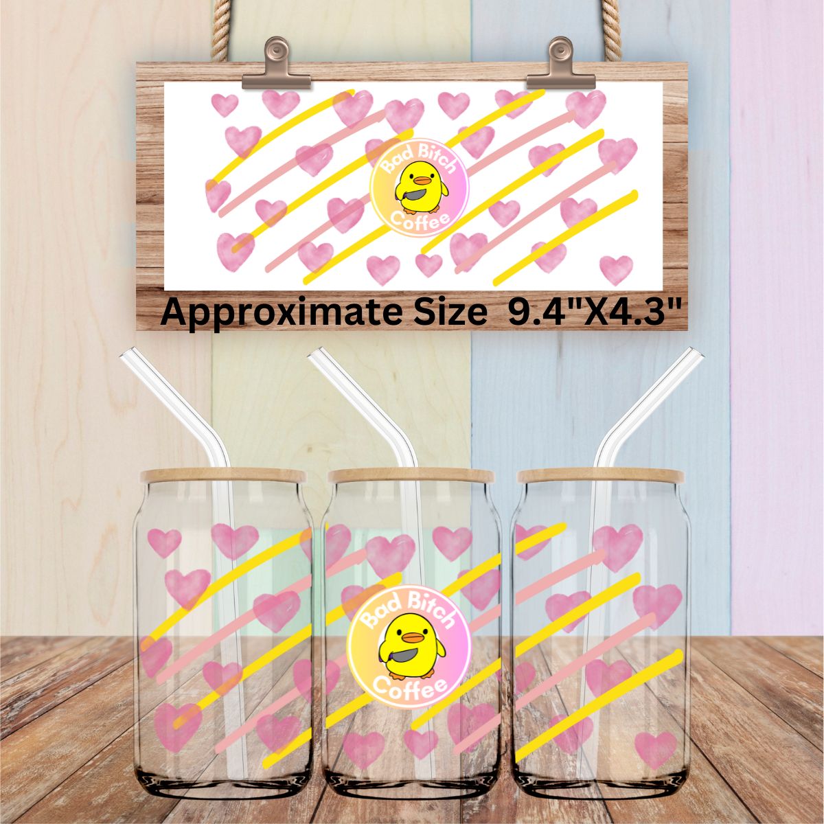 Uv Dtf Wrap Bad Bitch Coffee