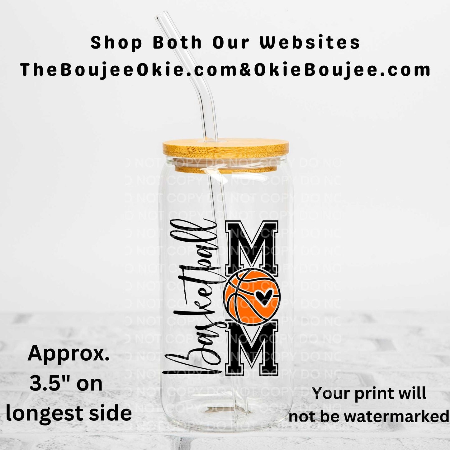 Basketball Mom Uv Dtf Decal