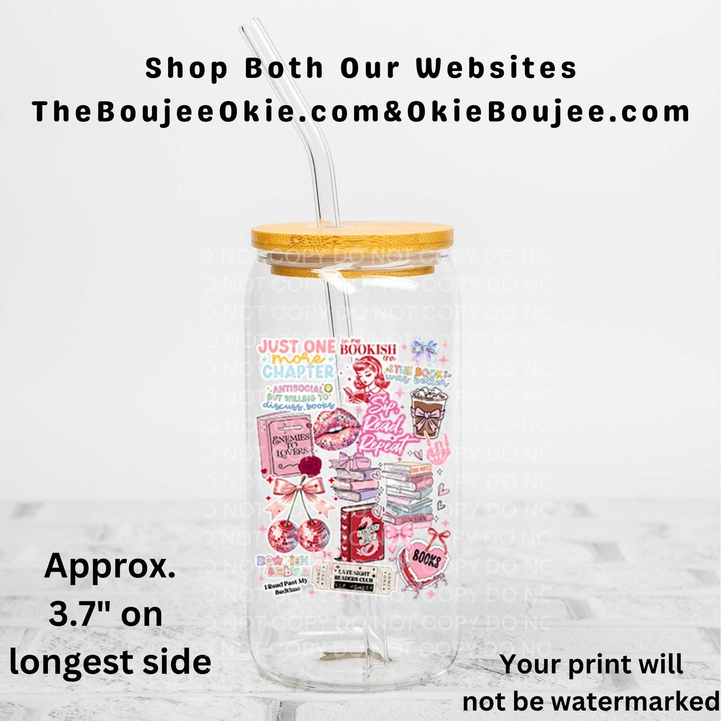 Books Reading Bookish Stickers Collage Uv Dtf Decal