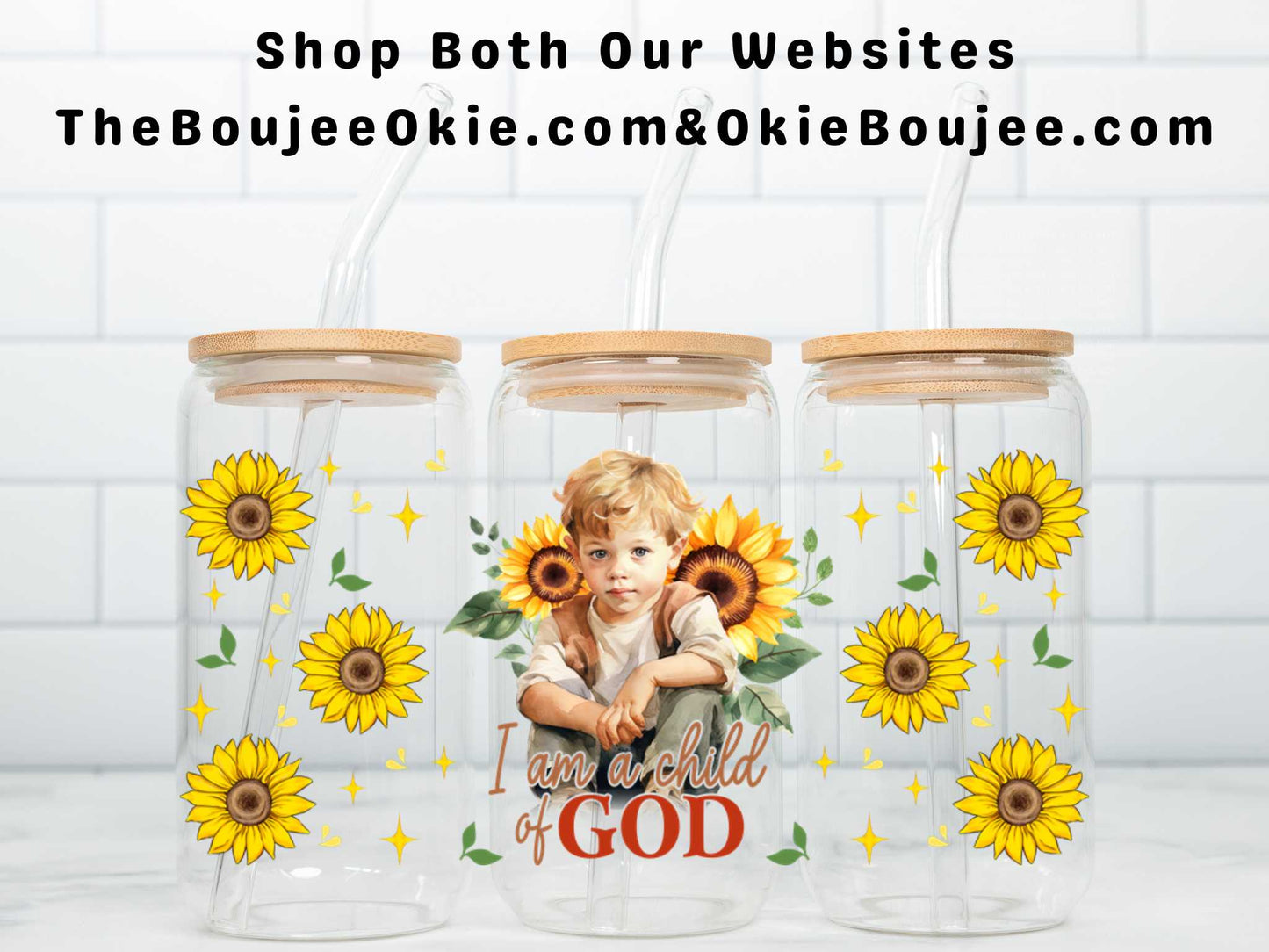 Little Boy Child of God Double Sided Uv Dtf Wrap