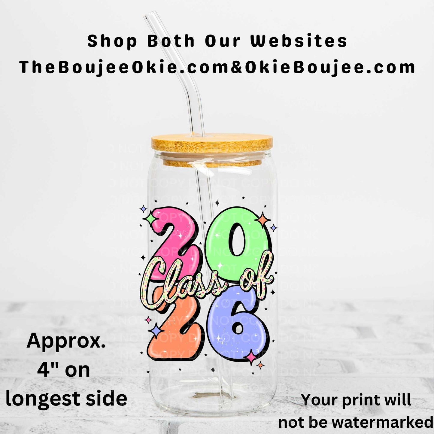 Class of 2026 Uv Dtf Decal