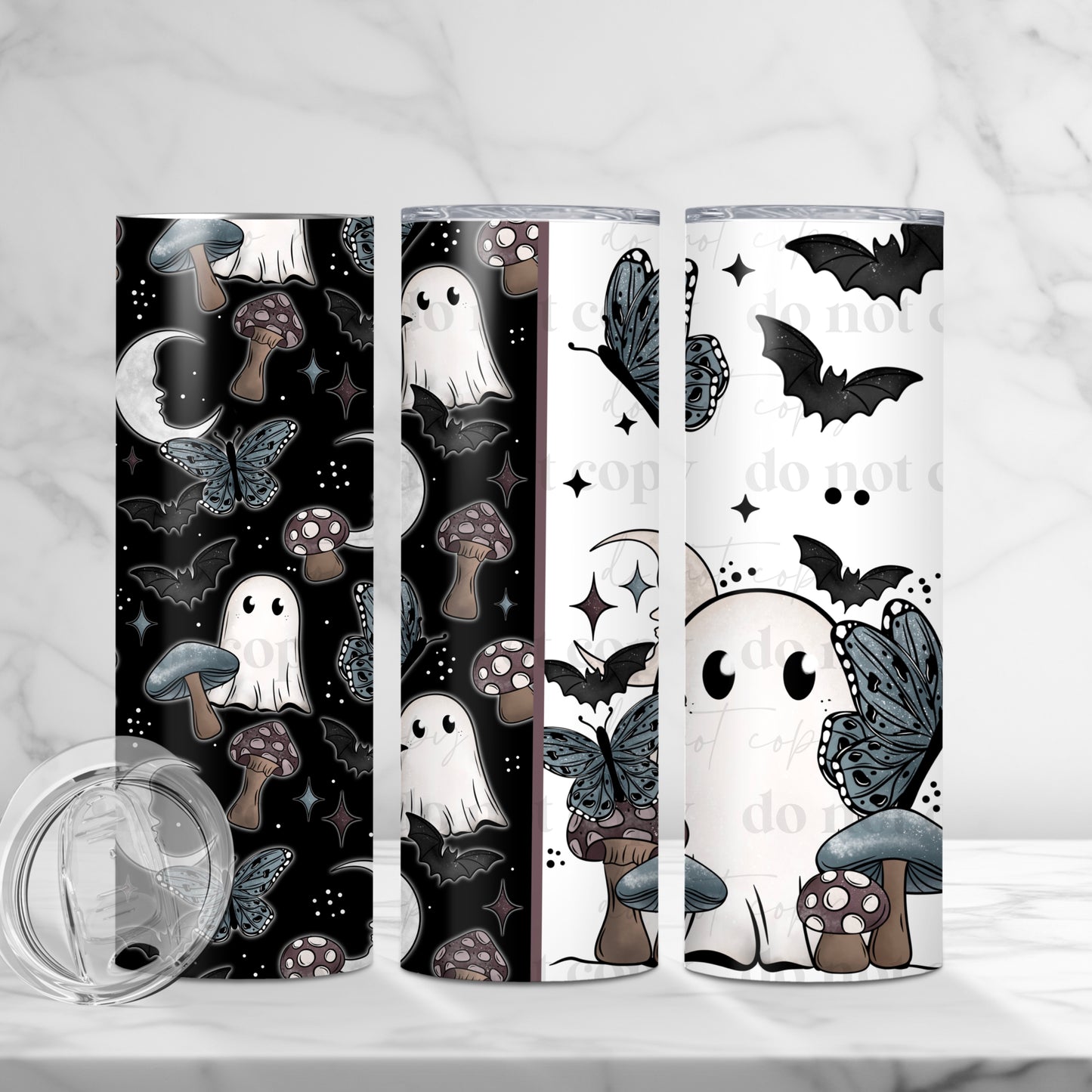Cottagecore Ghostie 20oz Skinny Tumbler Sublimation Print