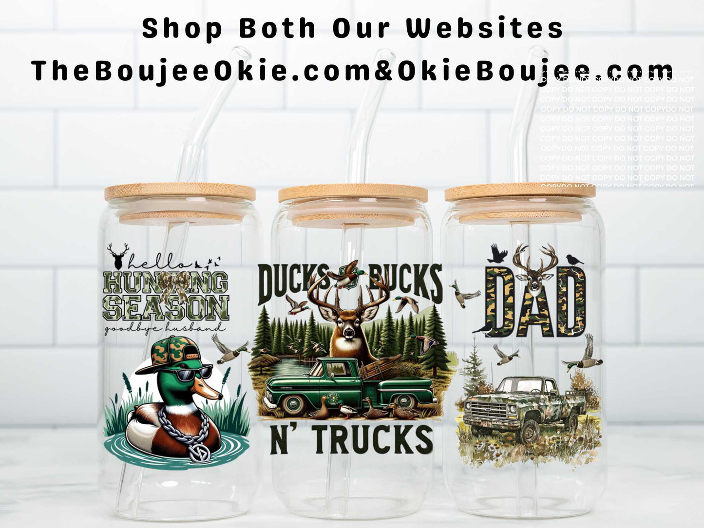 Ducks Bucks N Trucks Double Sided Uv Dtf Wrap