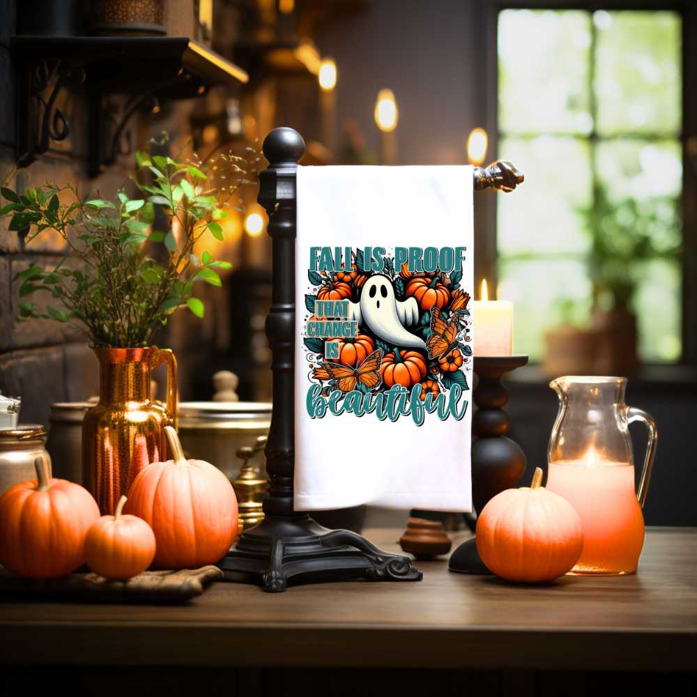 Fall Is Proof Towel Sublimation Print