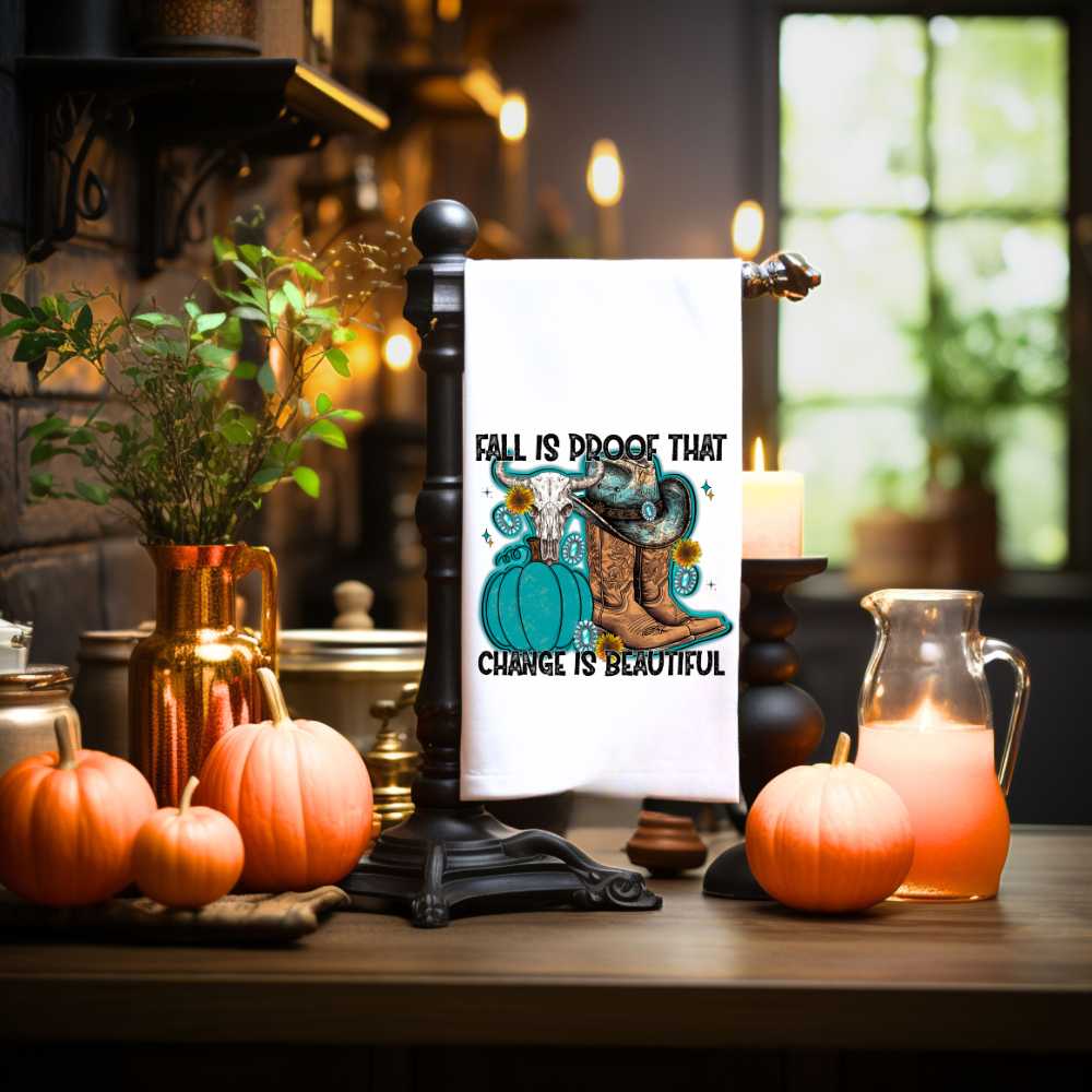 Fall Is Proof Towel Sublimation Print