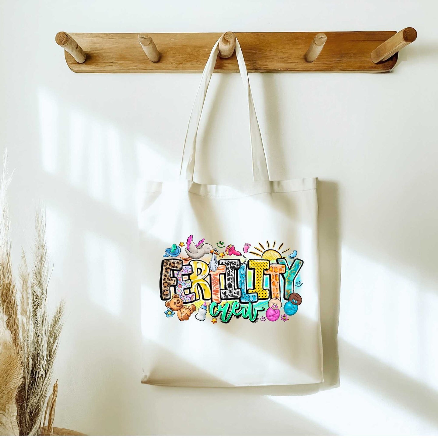 Fertility Crew Tote Bag Sublimation Print