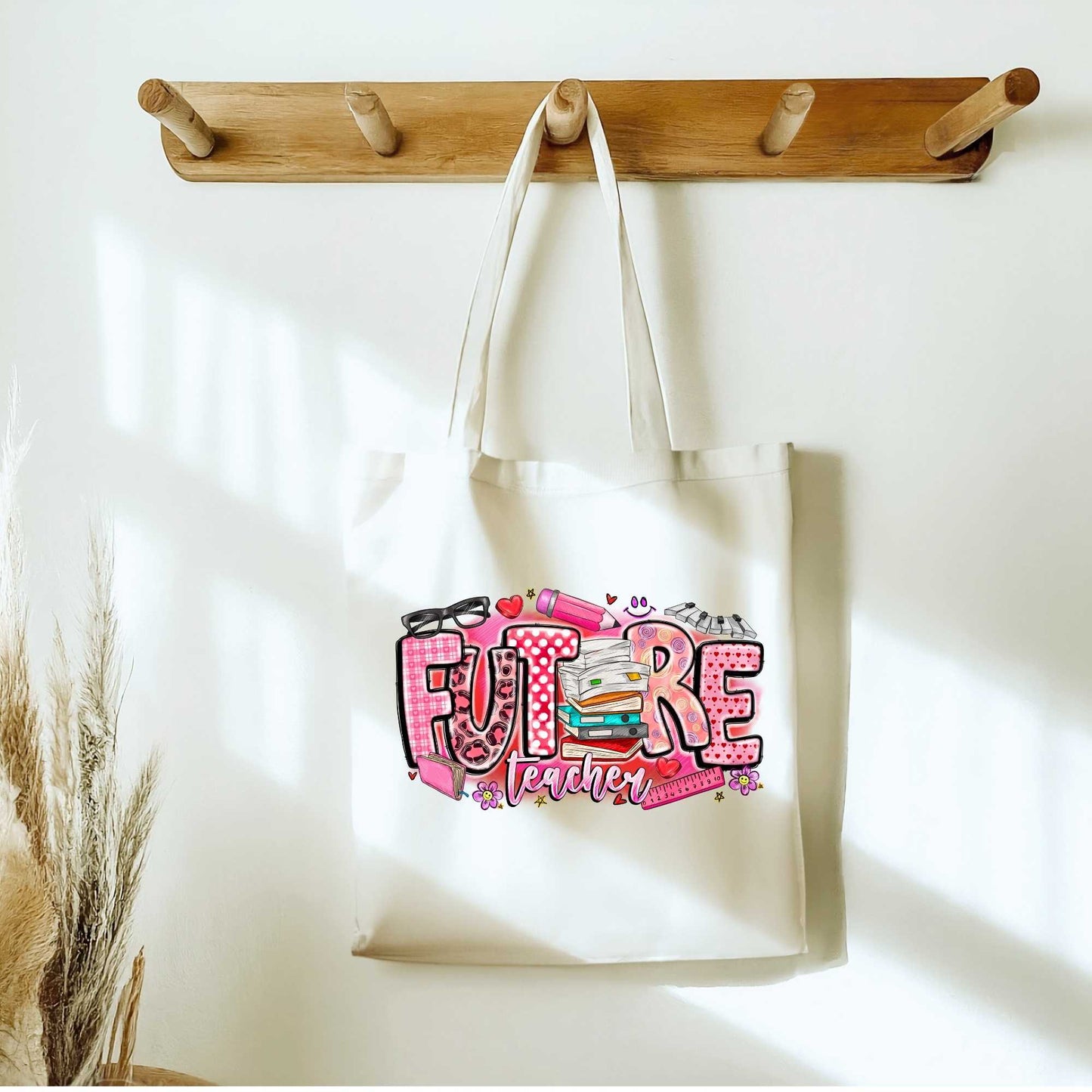 Future Teacher Tote Bag Sublimation Print