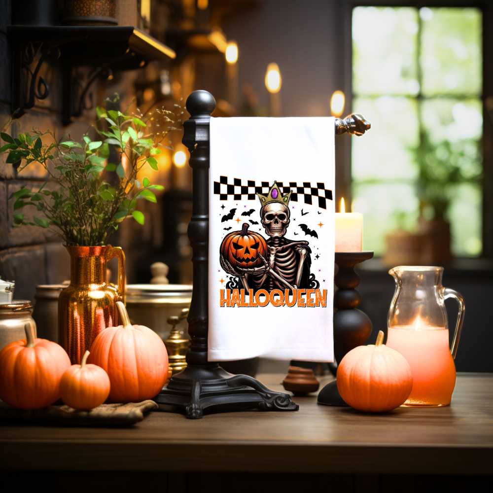 Halloqueen Towel Sublimation Print
