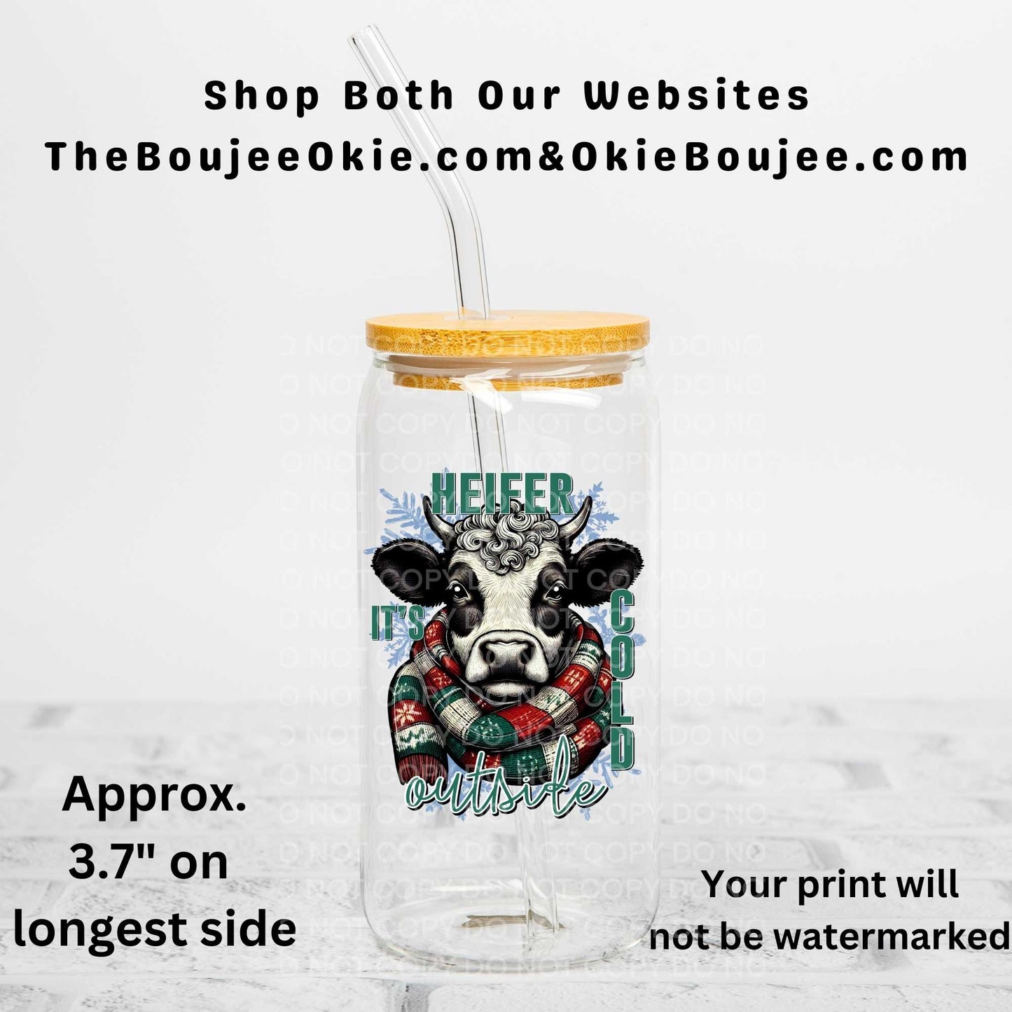 Heifer It's Cold Outside Uv Dtf Decal