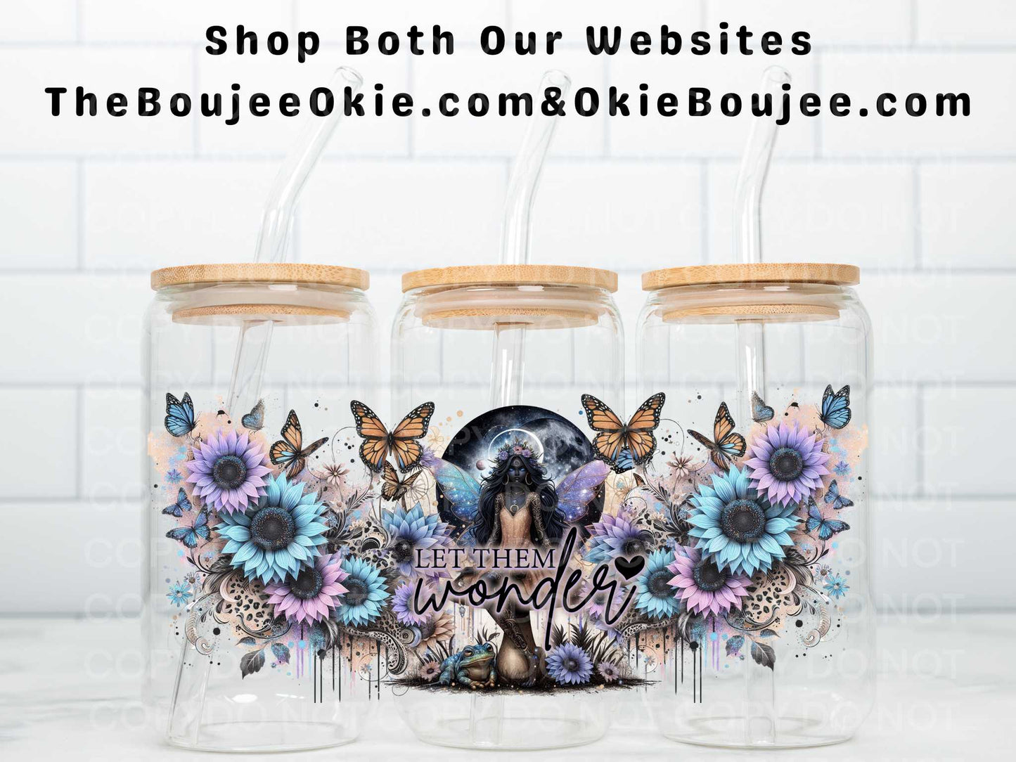 Let Them Wonder Double Sided Uv Dtf Wrap