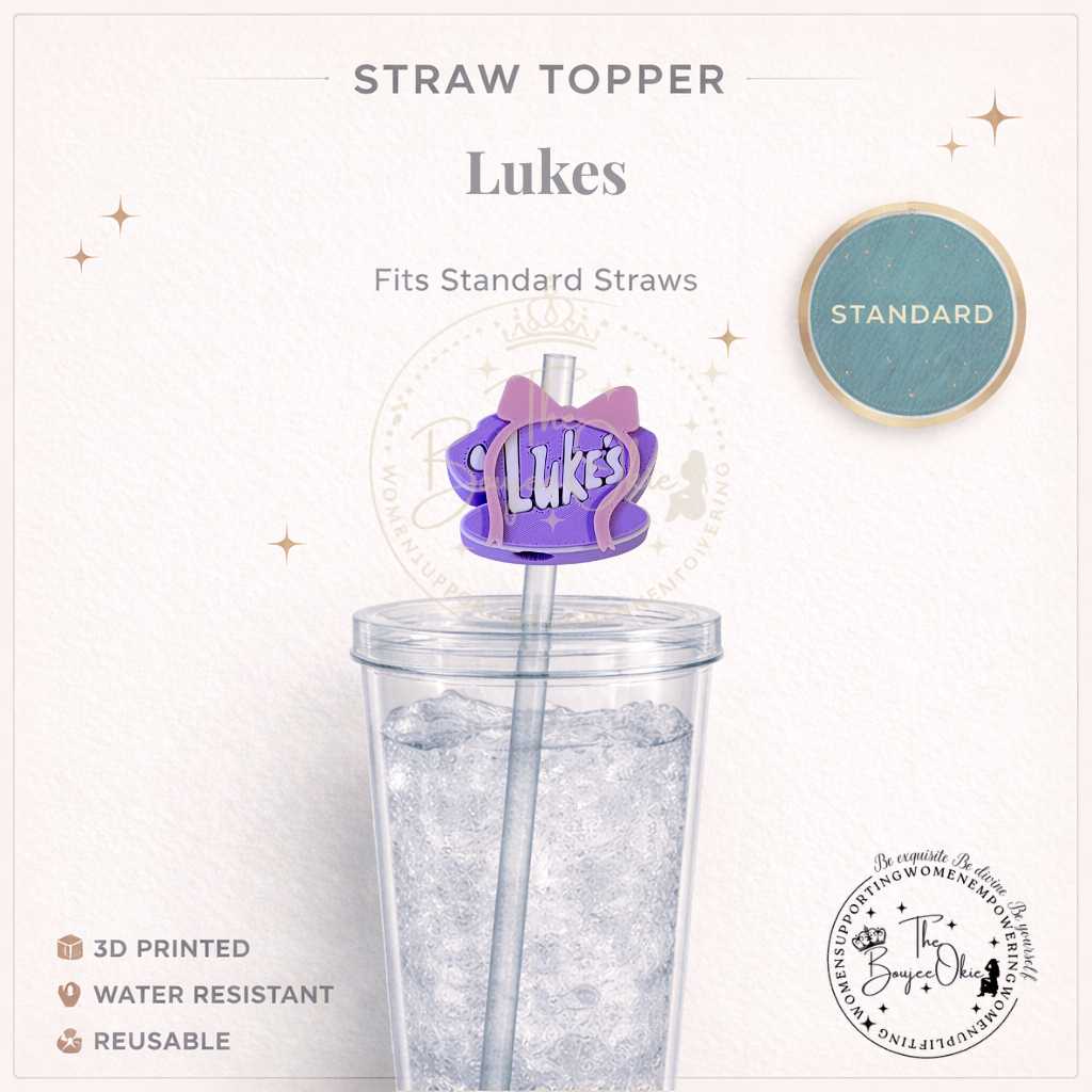 Luke's Straw Topper For Standard Straws
