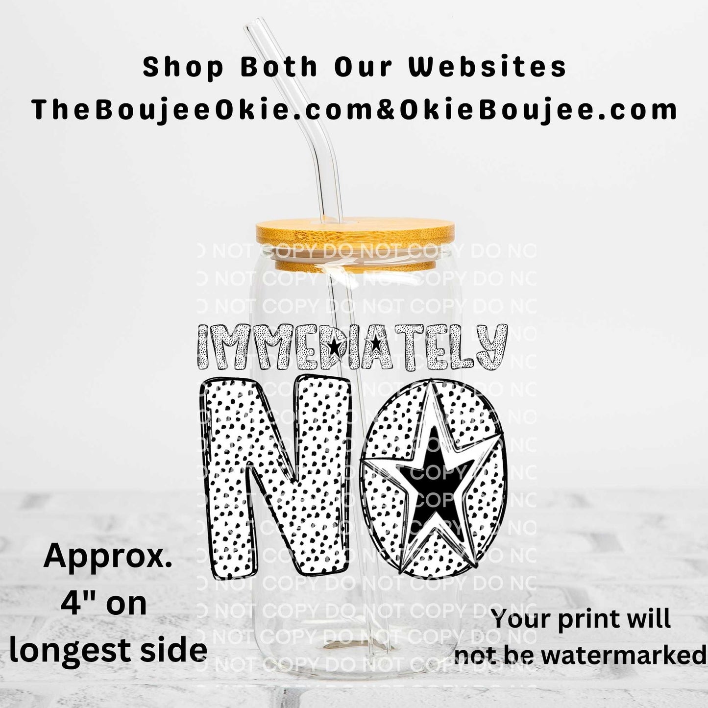 Immediately No Uv Dtf Decal