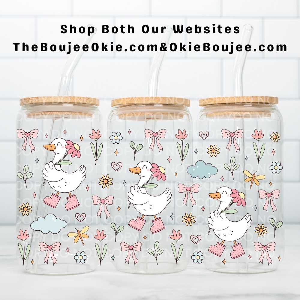 Silly Spring Goose Uv Dtf Wrap