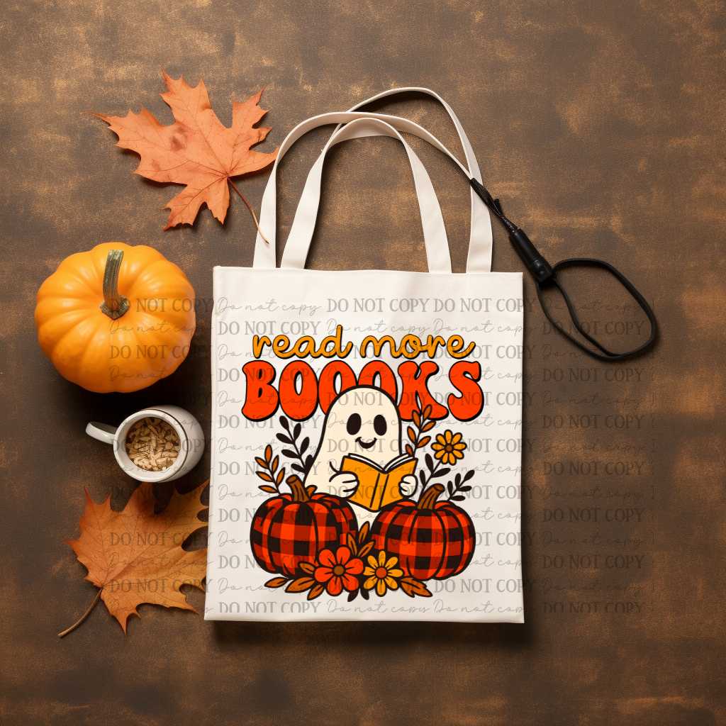 Read More Books Tote Bag Sublimation Print