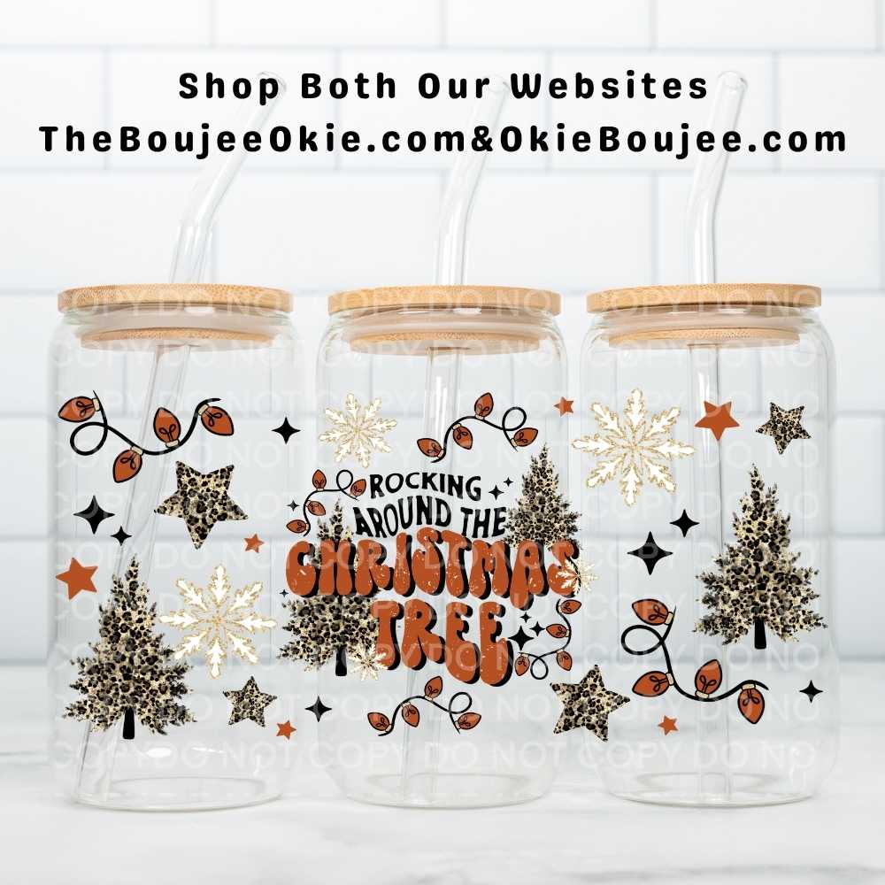 Rocking Around The Christmas Tree Uv Dtf Wrap