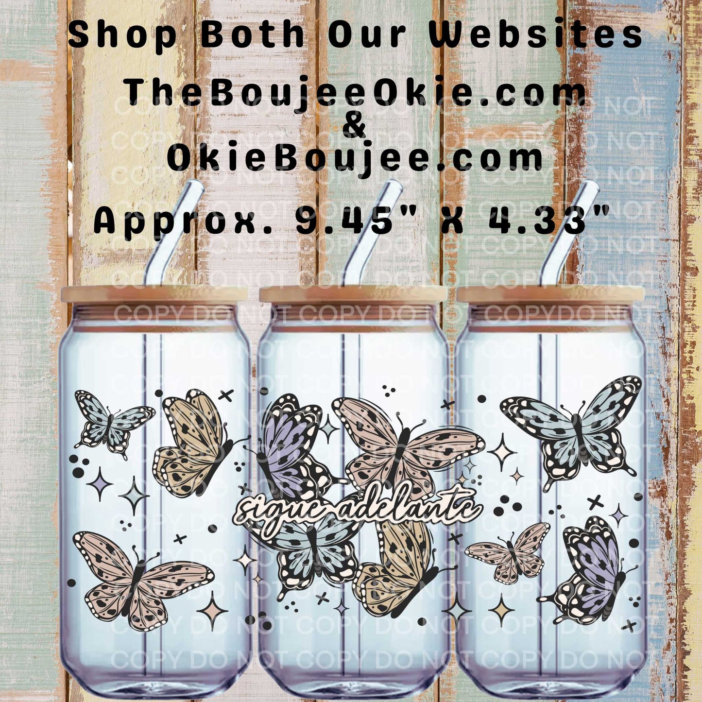 Sigue Adelante Double Sided Uv Dtf Wrap Keep Going Move Forward Carry On