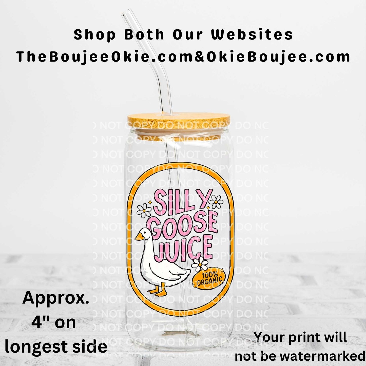 Silly Goose Juice Uv Dtf Decal
