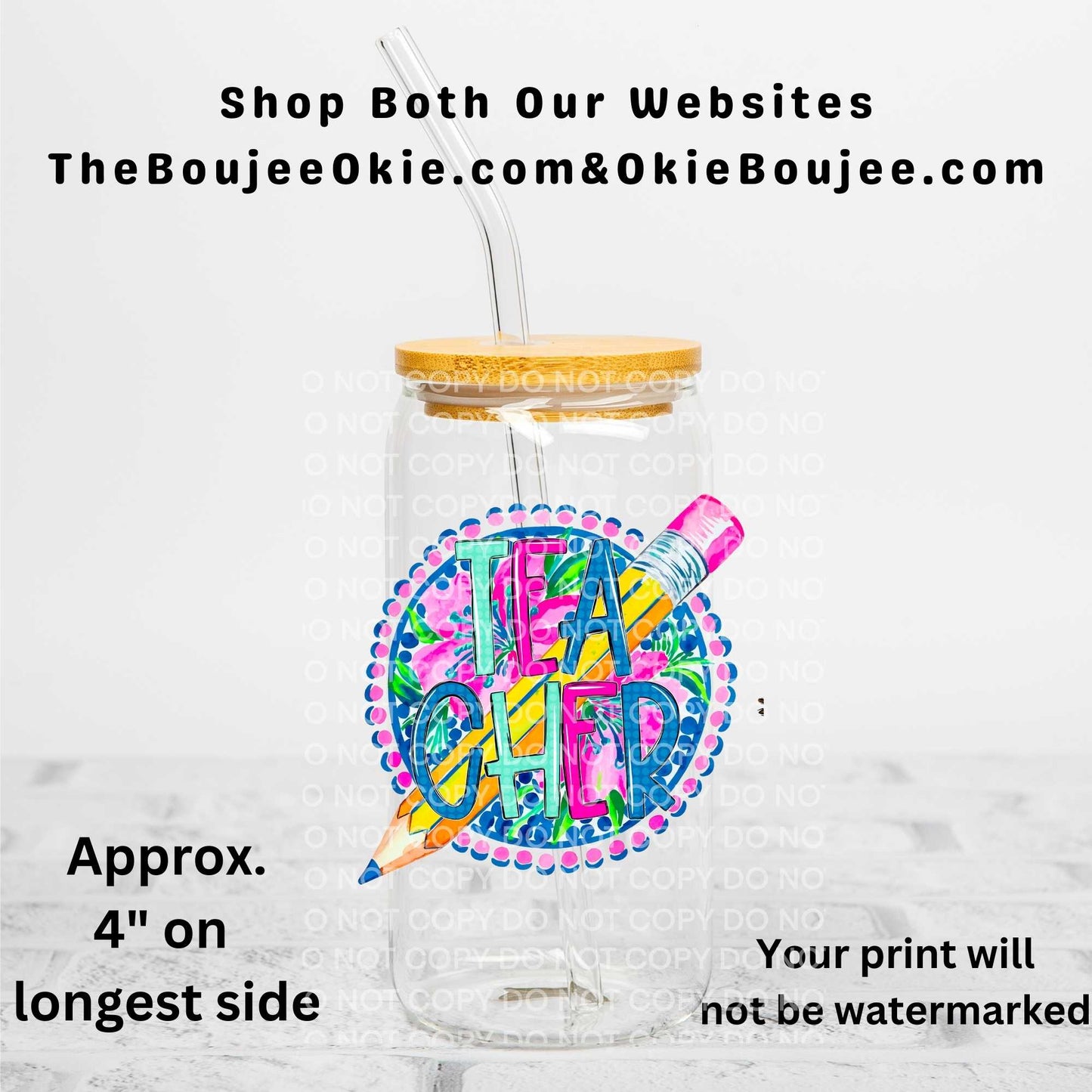 Teacher Uv Dtf Decal