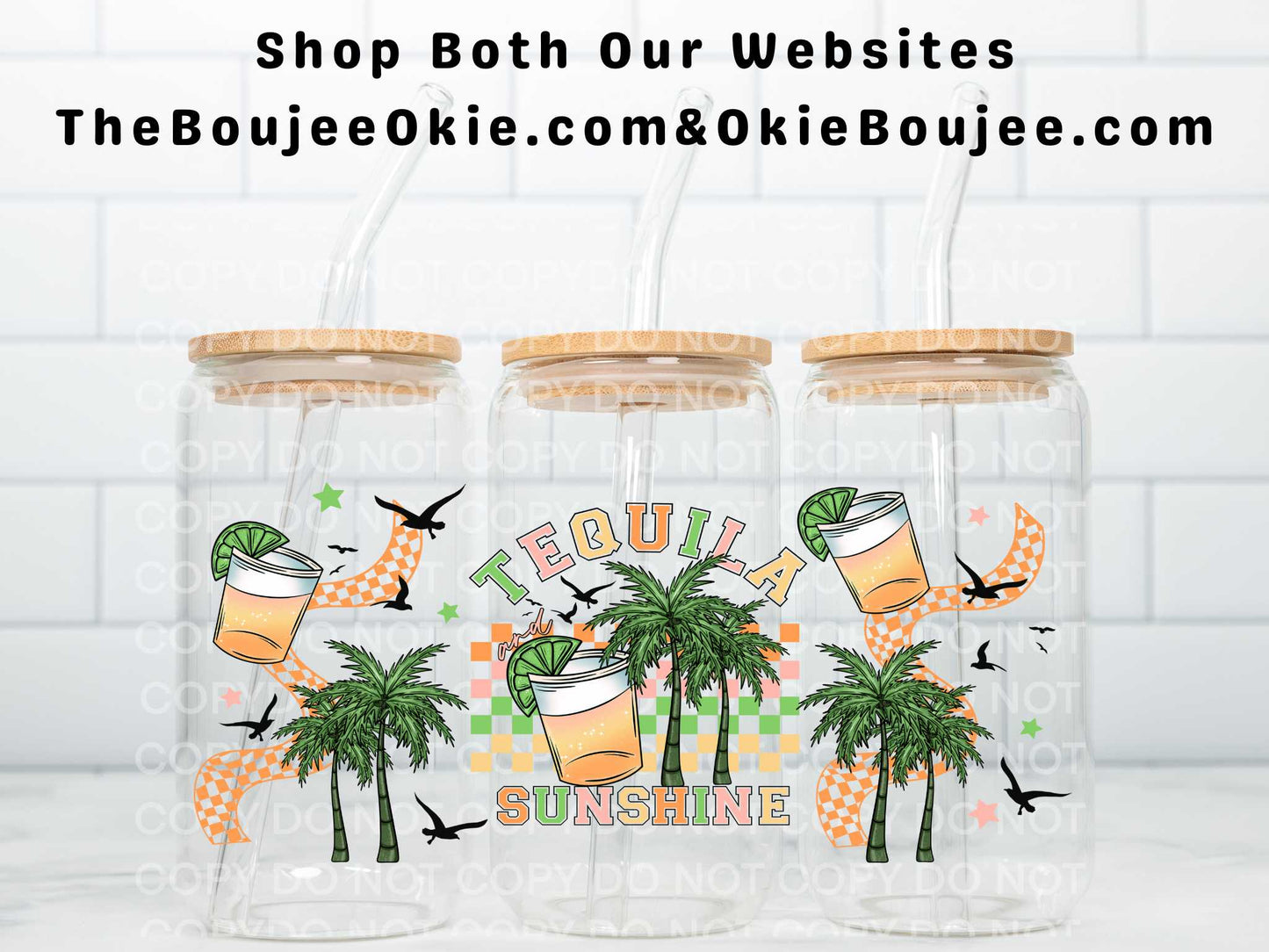 Tequila And Sunshine Double Sided Uv Dtf Wrap