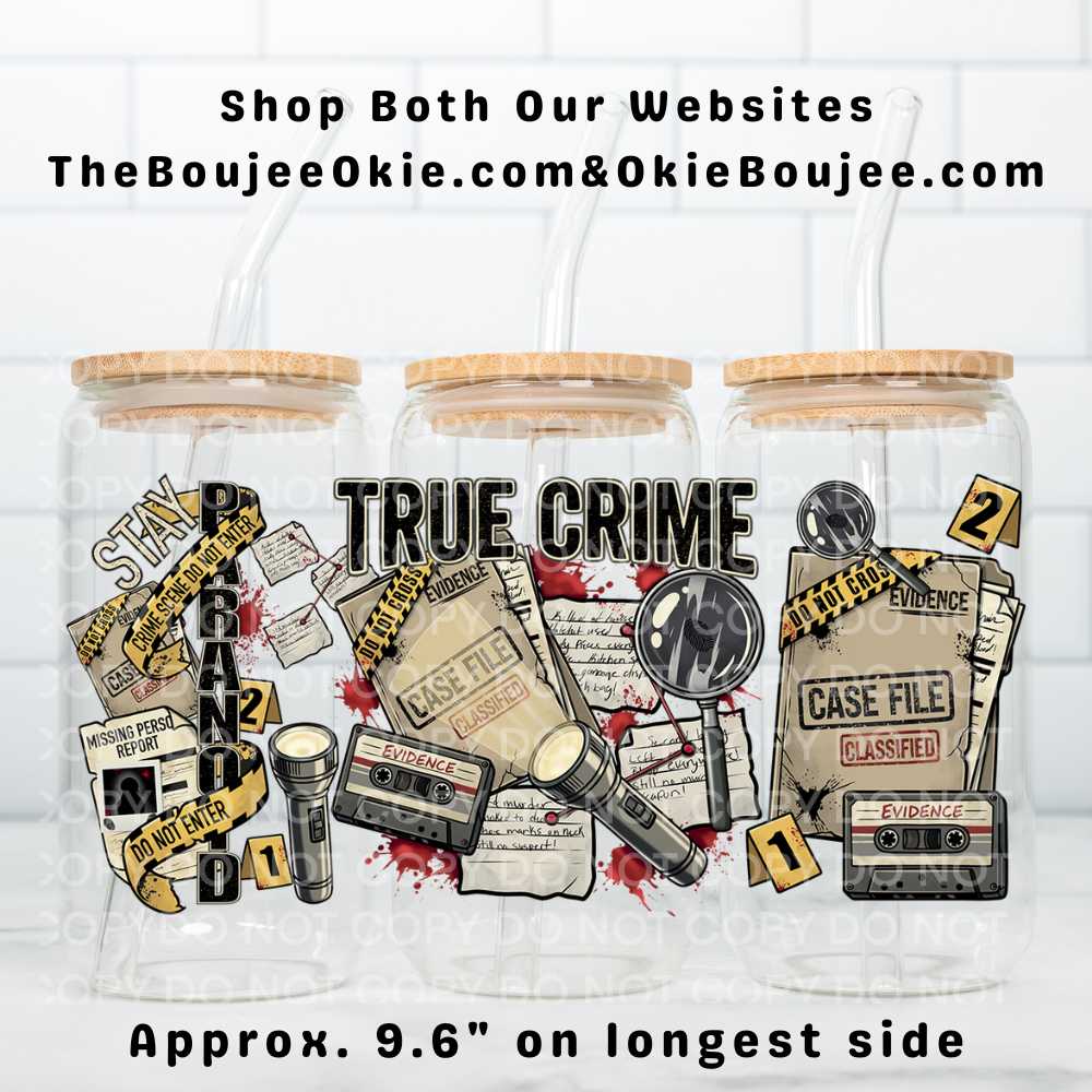 True Crime Uv Dtf Wrap Double Sided