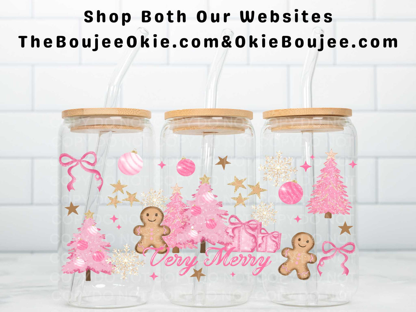 Very Merry Uv Dtf Wrap