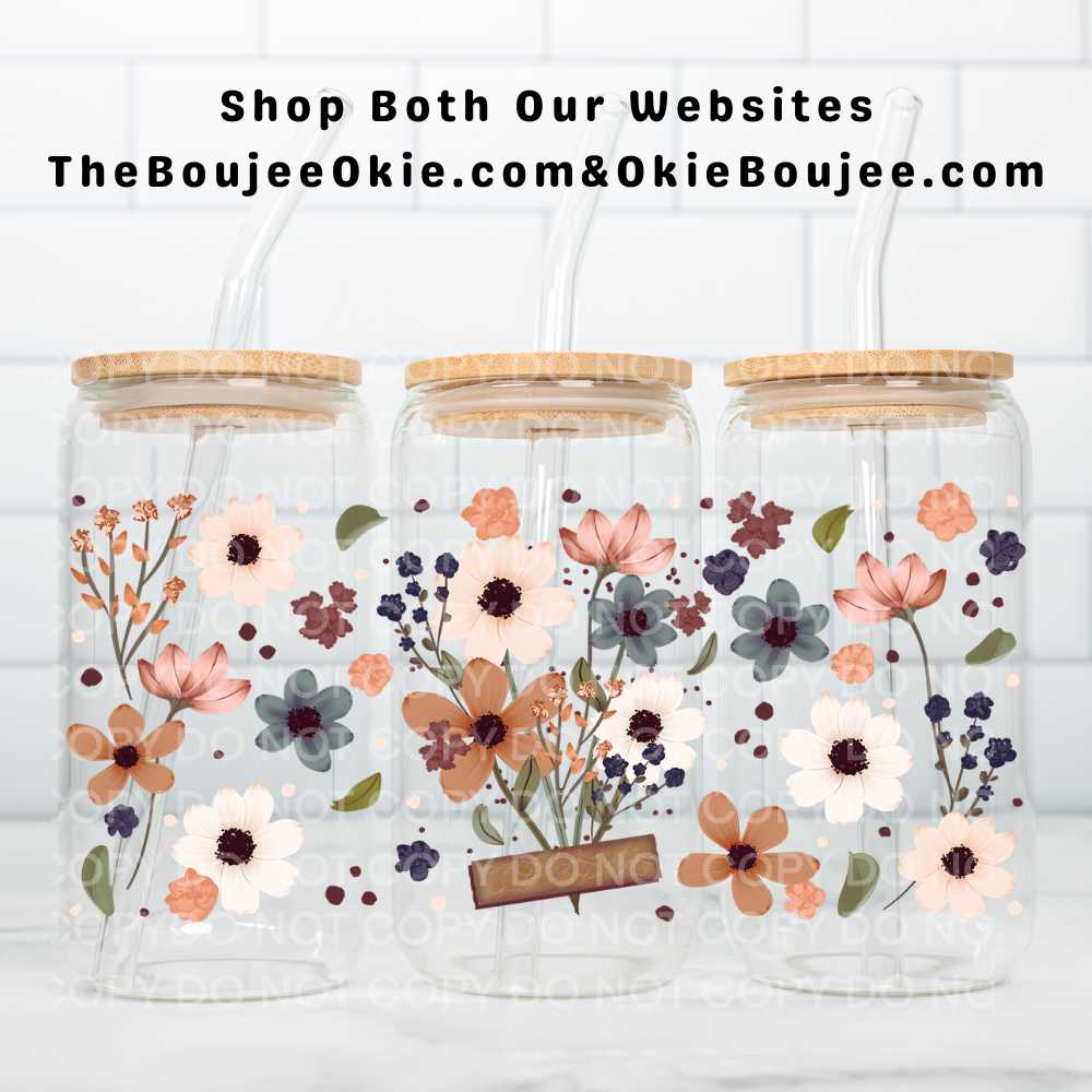 Wildflowers Uv Dtf Wrap Double Sided