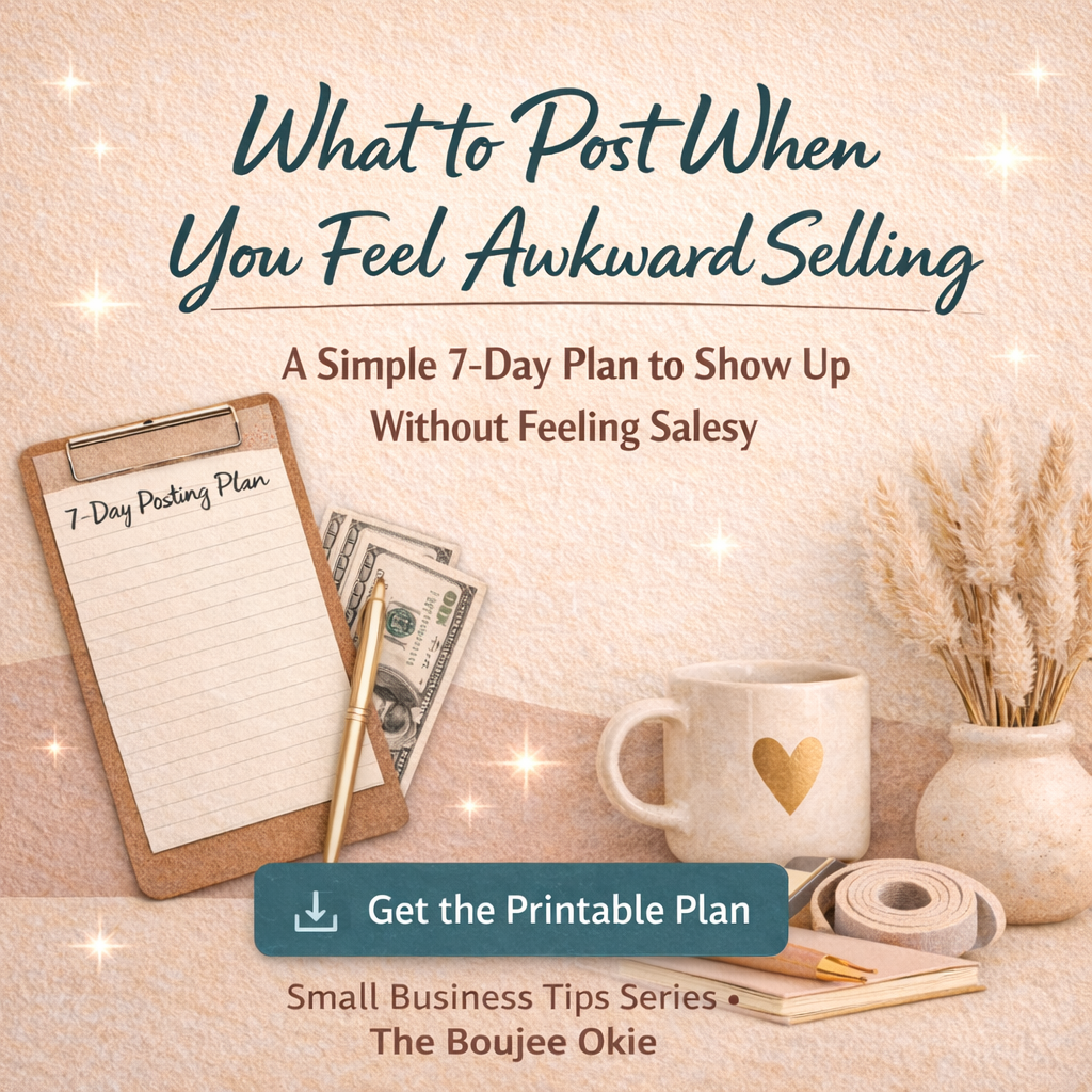 What to Post When You Feel Awkward Selling: A Simple 7-Day Plan for Small Businesses