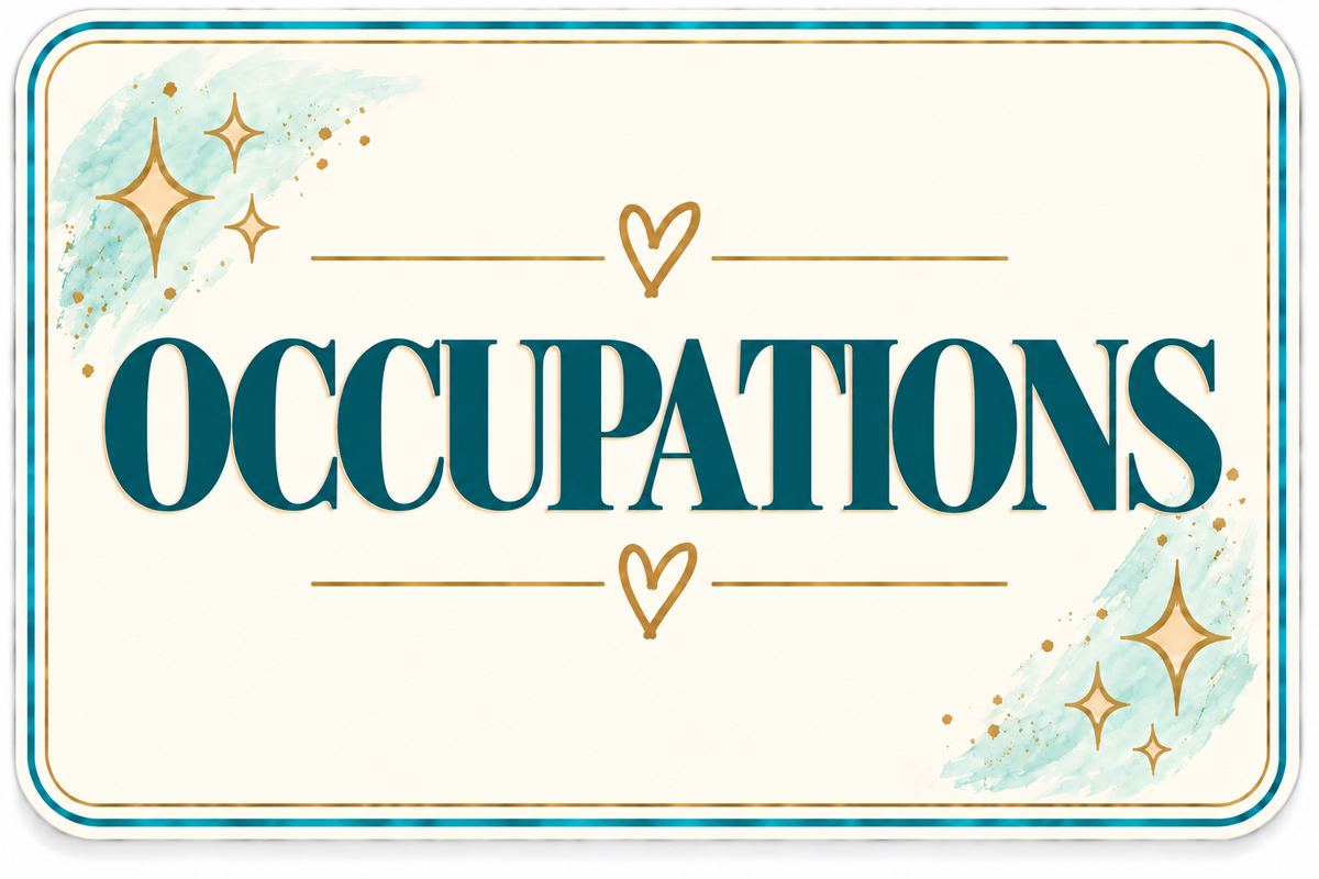 Occupation UV DTF Wraps, Decals & Sublimation Designs
