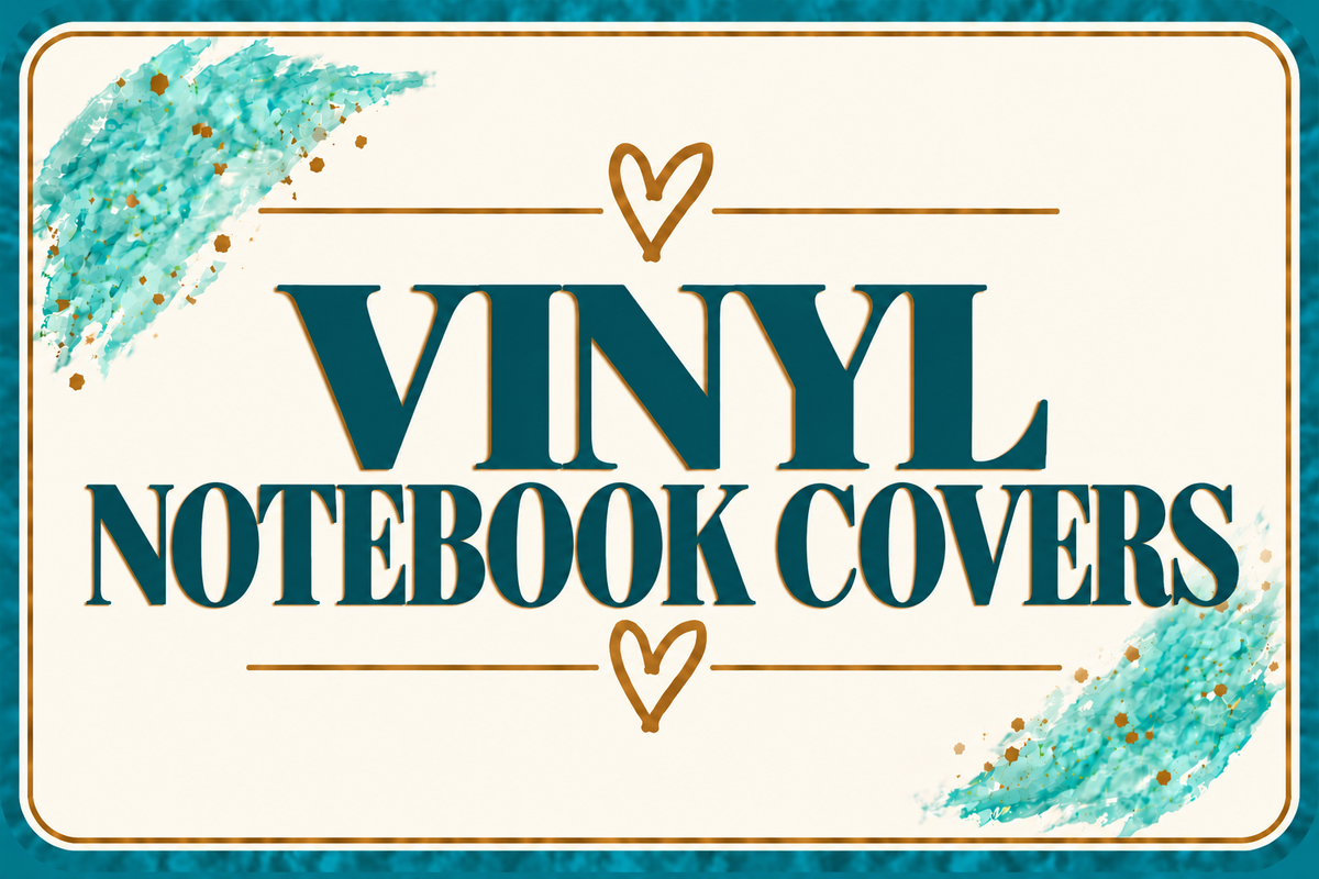 Journal Notebook Cover Seamless Vinyl Sticker Paper