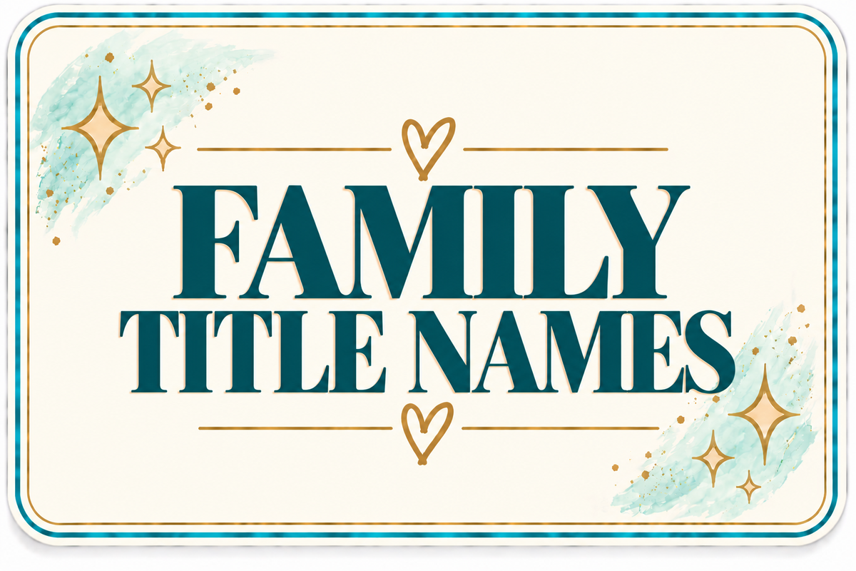 Family Title UV DTF Wraps, Decals & Sublimation Designs