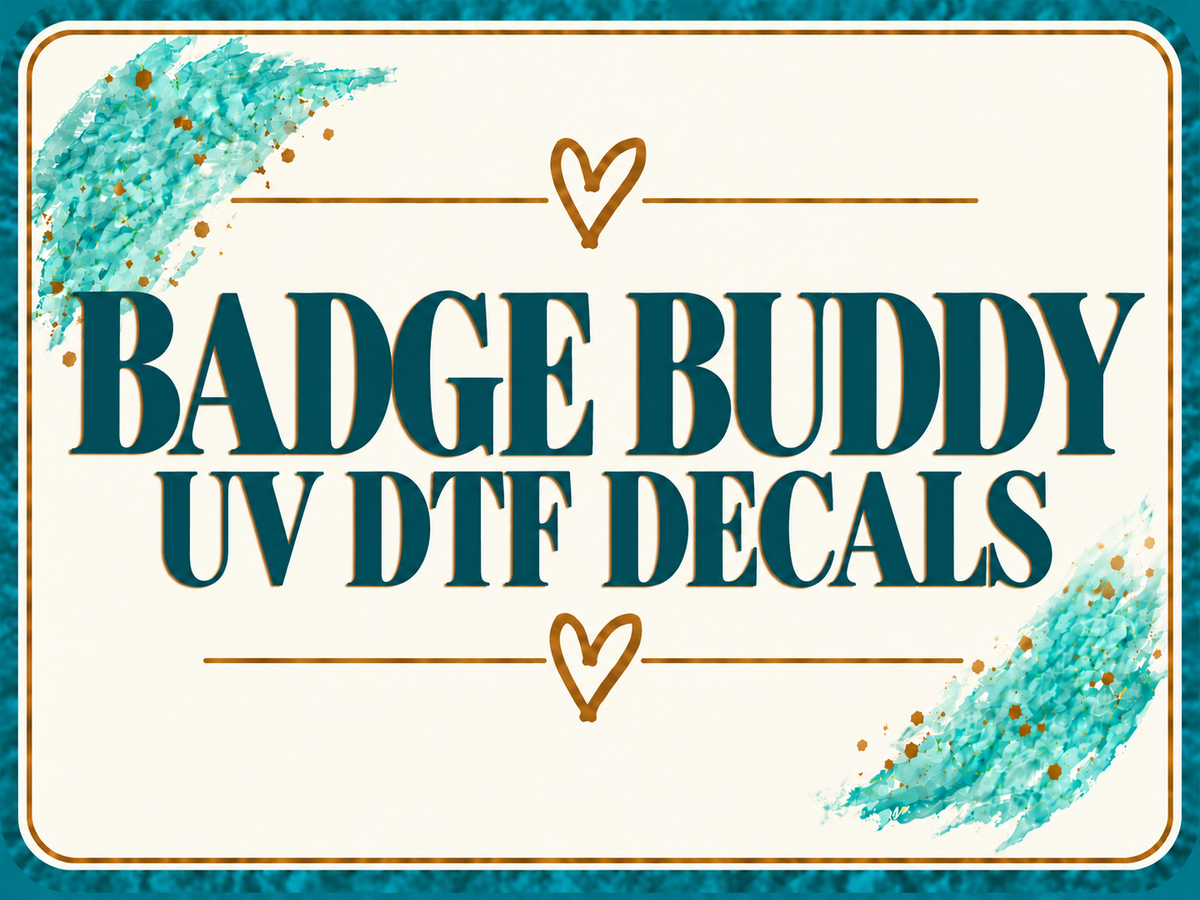 Badge Buddy UV DTF Decals