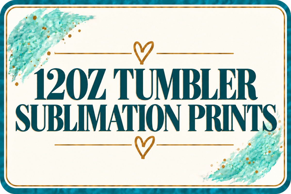 12oz Tumbler Sublimation Prints