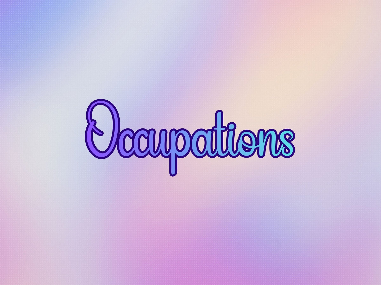 Occupation UV DTF Wraps, Decals & Sublimation Designs