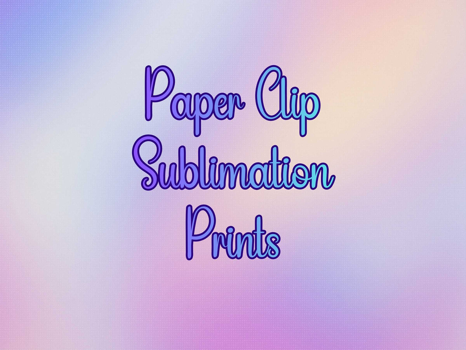 Jumbo Paper Clip Sublimation Prints – 6-Up Transfer Sheets