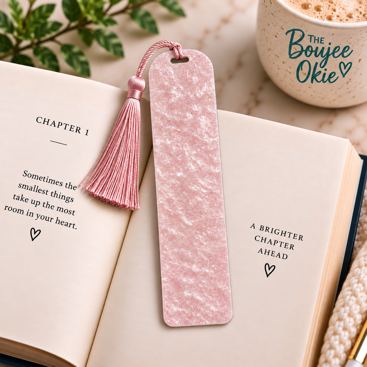 Acrylic Bookmark Blanks with Tassels – 4.7” x 1.25” Craft Blanks for UV DTF, UV Printing & Vinyl