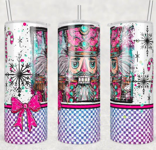 Nutcracker Christmas 20oz Skinny Tumbler Sublimation Print
