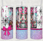 Nutcracker Christmas 20oz Skinny Tumbler Sublimation Print